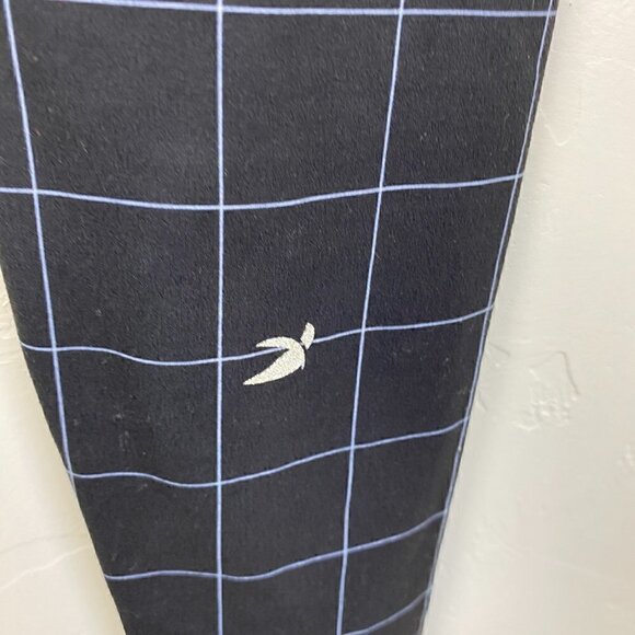 Glyder High Power High Waisted Black Windowpane Check Leggings XS - Picture 7 of 8